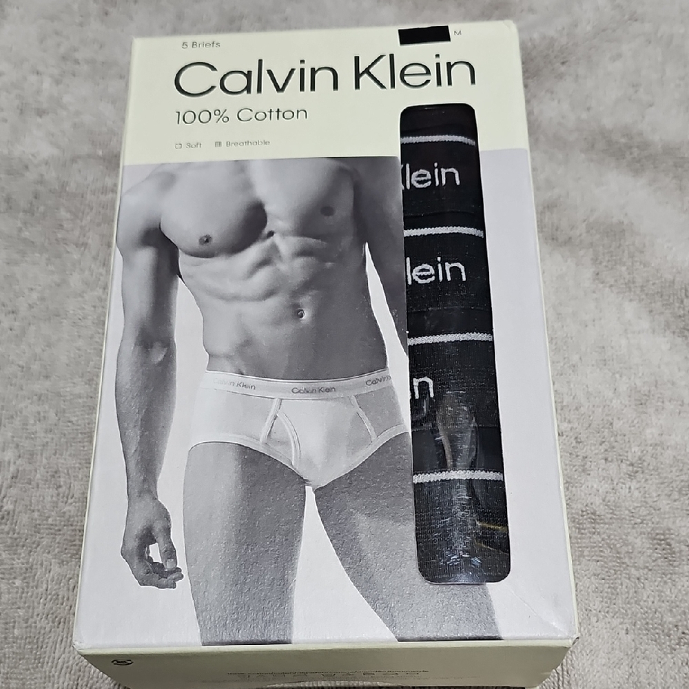 Calvin Klein Men's Black Briefs (5 Briefs)